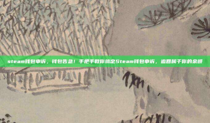 steam钱包申诉,钱包告急!手把手教你搞定Steam钱包申诉,追回属于你的余额