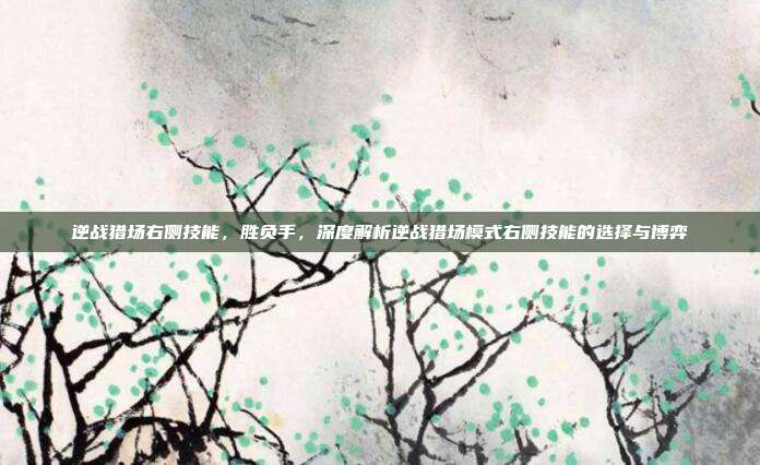 逆战猎场右侧技能,胜负手,深度解析逆战猎场模式右侧技能的选择与博弈