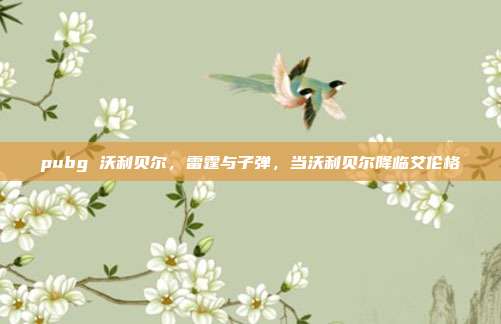 pubg 沃利贝尔,雷霆与子弹,当沃利贝尔降临艾伦格