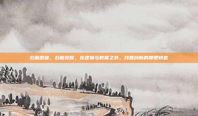 右脑思维,右脑觉醒,在逻辑与数据之外,找回创新的那把钥匙