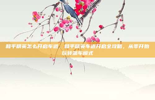 和平精英怎么开启车道,和平精英车道开启全攻略,从零开始玩转飙车模式