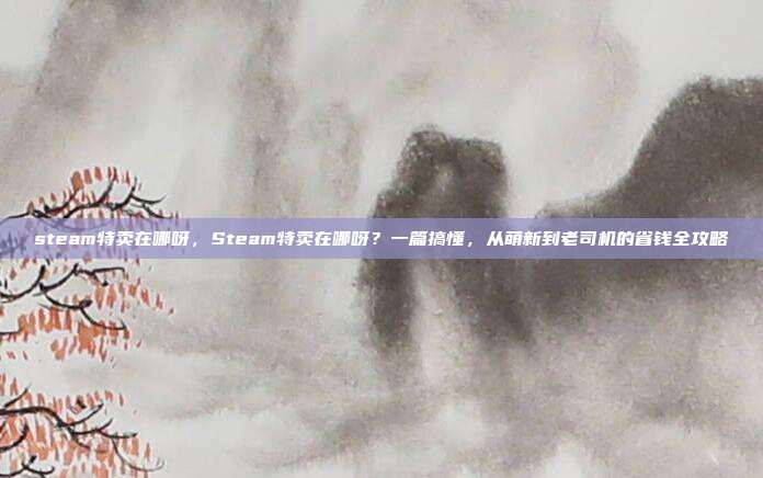 steam特卖在哪呀,Steam特卖在哪呀?一篇搞懂,从萌新到老司机的省钱全攻略