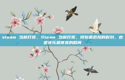 steam 当前打折,Steam 当前打折,钱包最危险的时刻,也是快乐最便宜的瞬间