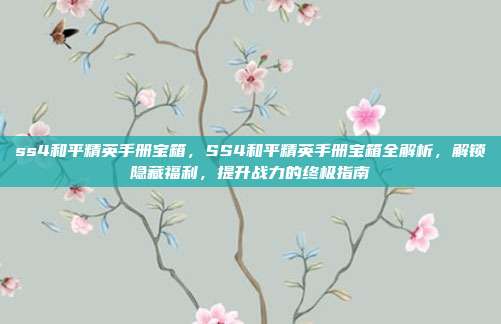 ss4和平精英手册宝箱,SS4和平精英手册宝箱全解析,解锁隐藏福利,提升战力的终极指南