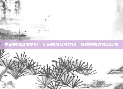 小米的功效与作用,小米的功效与作用,补虚养胃的黄金谷物