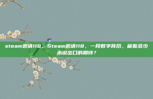 steam邀请118,Steam邀请118,一段数字背后,藏着多少未说出口的期待?