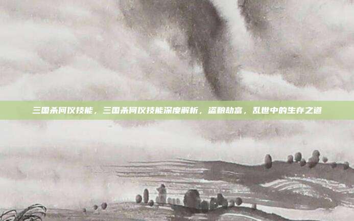 三国杀何仪技能,三国杀何仪技能深度解析,盗粮劫富,乱世中的生存之道