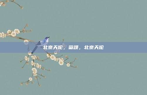 北京天伦,菊颂,北京天伦