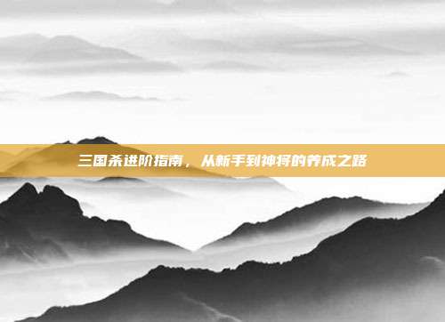 三国杀进阶指南,从新手到神将的养成之路