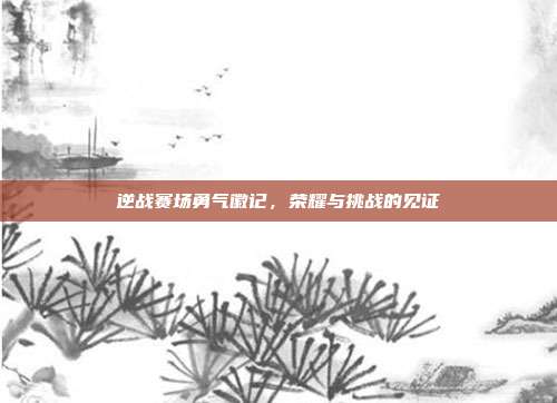 逆战赛场勇气徽记,荣耀与挑战的见证