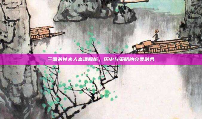 三国杀甘夫人高清解析,历史与策略的完美融合