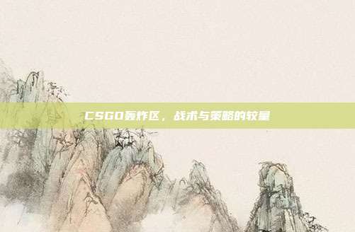 CSGO轰炸区,战术与策略的较量