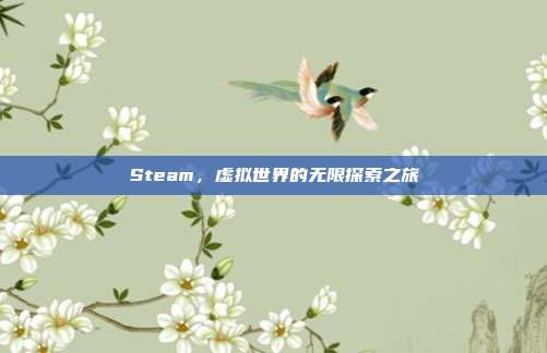 Steam,虚拟世界的无限探索之旅