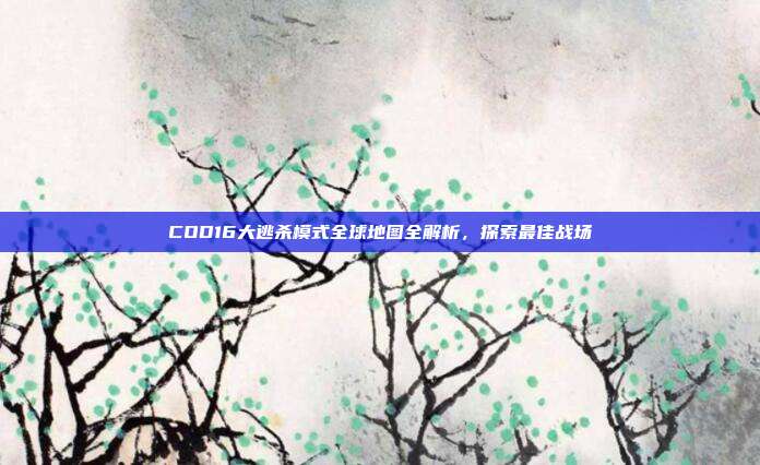 COD16大逃杀模式全球地图全解析,探索最佳战场