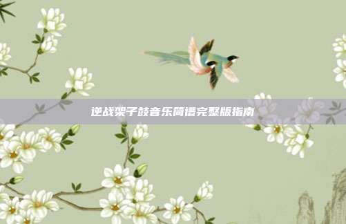 逆战架子鼓音乐简谱完整版指南