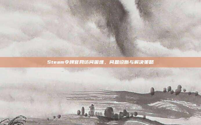 Steam令牌官网访问困难,问题诊断与解决策略