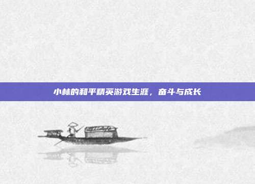 小林的和平精英游戏生涯,奋斗与成长