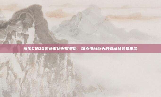 京东CSGO饰品市场深度解析,探索电商巨头的收藏品交易生态