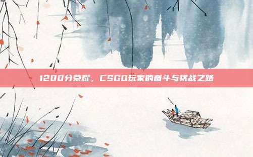 1200分荣耀,CSGO玩家的奋斗与挑战之路