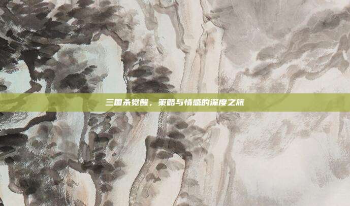 三国杀觉醒,策略与情感的深度之旅