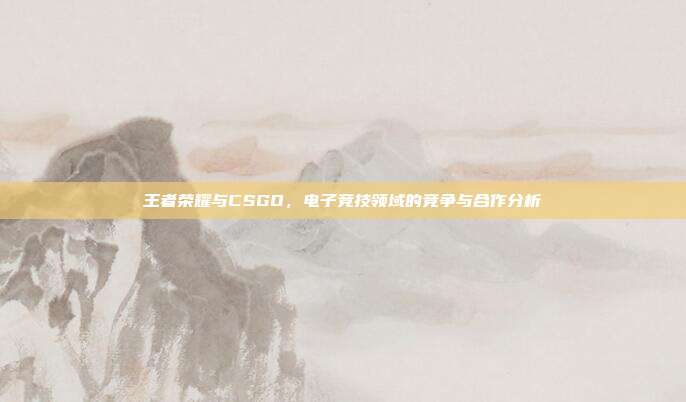 王者荣耀与CSGO,电子竞技领域的竞争与合作分析