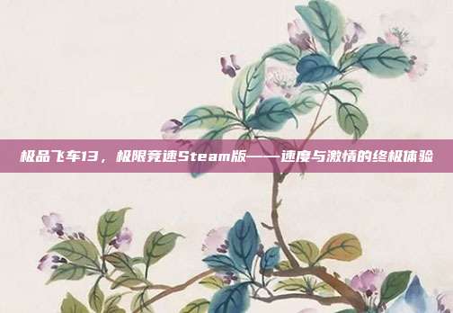 极品飞车13,极限竞速Steam版——速度与激情的终极体验