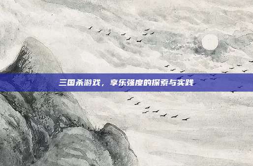 三国杀游戏,享乐强度的探索与实践