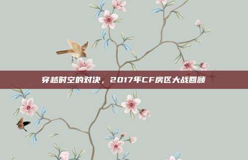 穿越时空的对决,2017年CF房区大战回顾