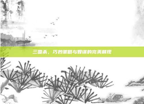 三国杀,巧妙策略与智谋的完美展现