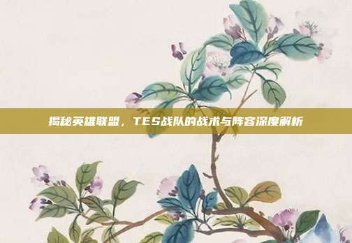 揭秘英雄联盟,TES战队的战术与阵容深度解析
