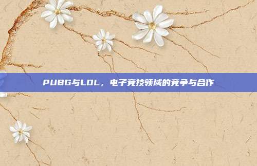 PUBG与LOL,电子竞技领域的竞争与合作