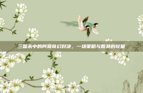 三国杀中的阿莫奇幻对决,一场策略与智慧的较量