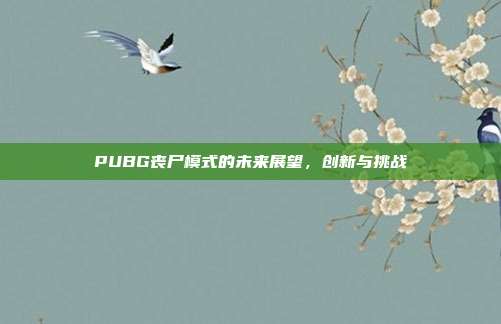 PUBG丧尸模式的未来展望,创新与挑战