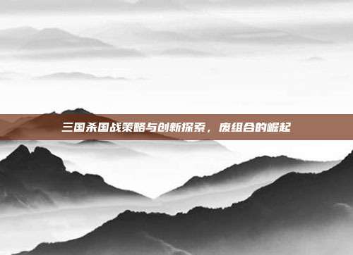 三国杀国战策略与创新探索,废组合的崛起