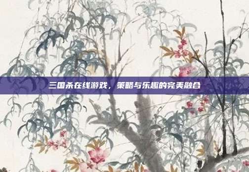 三国杀在线游戏,策略与乐趣的完美融合