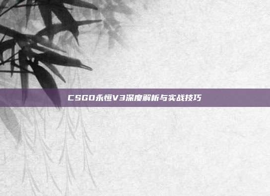 CSGO永恒V3深度解析与实战技巧