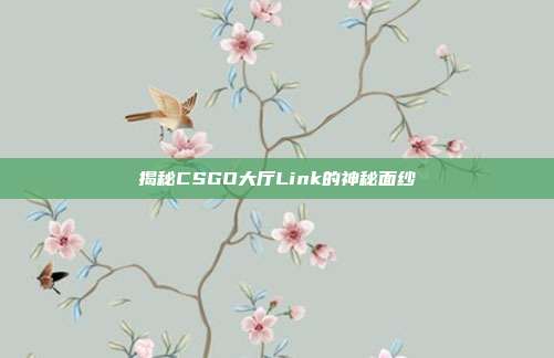 揭秘CSGO大厅Link的神秘面纱