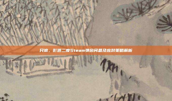 只狼,影逝二度Steam弹窗问题及应对策略解析