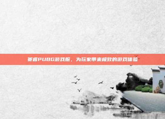 赛睿PUBG游戏服,为玩家带来极致的游戏体验