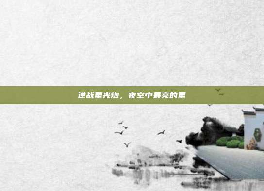 逆战星光炮,夜空中最亮的星