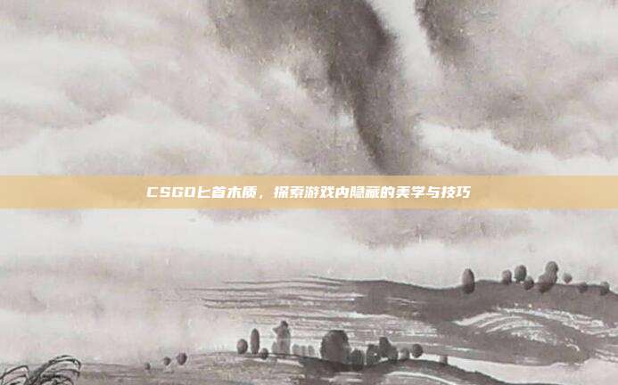 CSGO匕首木质,探索游戏内隐藏的美学与技巧