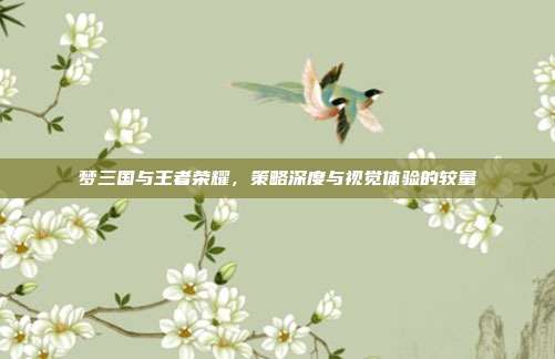梦三国与王者荣耀,策略深度与视觉体验的较量