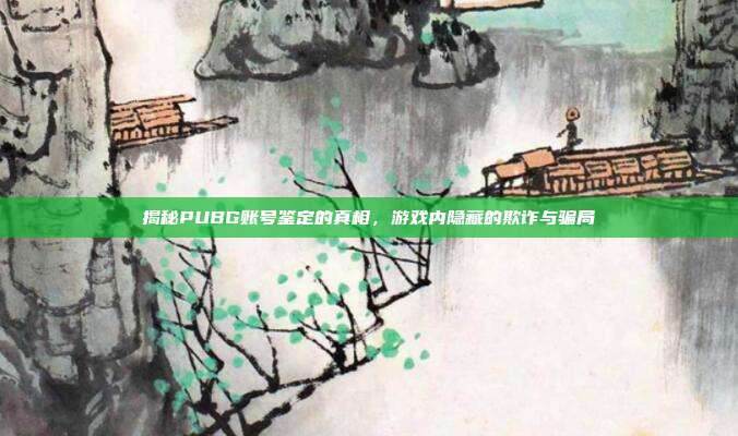 揭秘PUBG账号鉴定的真相,游戏内隐藏的欺诈与骗局