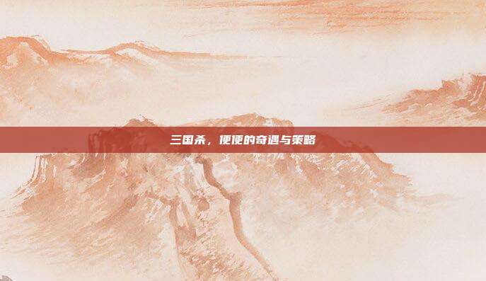 三国杀,便便的奇遇与策略