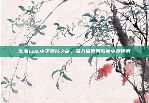 欧洲LOL电子竞技之旅,深入探索西欧的电竞世界