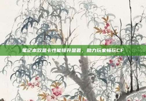 笔记本双显卡性能提升显著,助力玩家畅玩CF