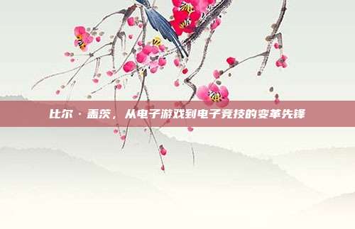 比尔·盖茨,从电子游戏到电子竞技的变革先锋