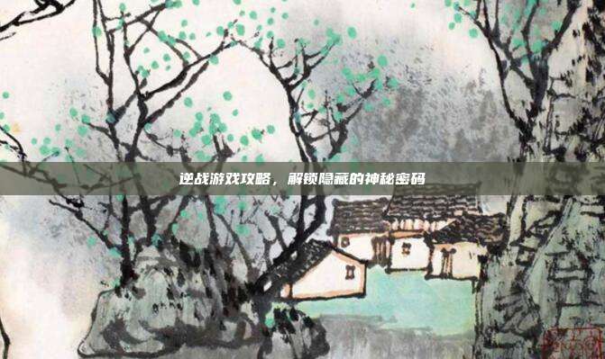 逆战游戏攻略,解锁隐藏的神秘密码