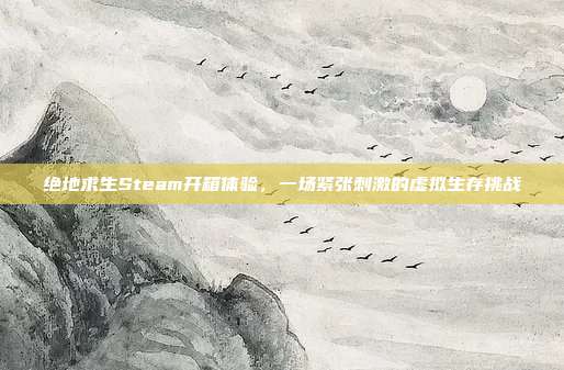 绝地求生Steam开箱体验,一场紧张刺激的虚拟生存挑战