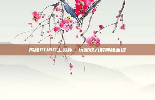揭秘PUBG工资杯,玩家收入的神秘面纱